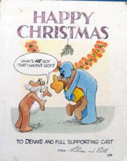 Bill Mevin - Morph Christmas card (Signed)