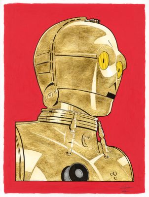 Renaud Roche | Les Guerres de Lucas – Dessin original – R23 | Galerie Barbier