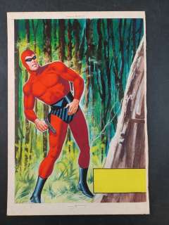 Mario Caria | Avventure Americane n. 155 - Mario Caria - Originale di Copertina "L’Uomo Mascherato: La Perla Nera" - Firmato - Page volante - Exemplaire unique - (1965) | Catawiki