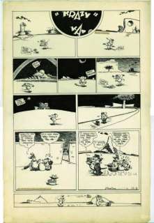 Herriman George | Krazy Kat Encre de Chine pour la planche du dimanche 8 | Millon