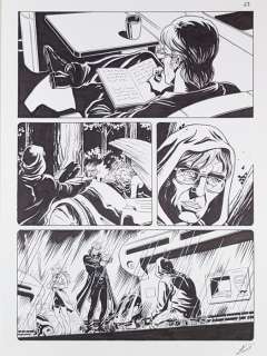 Emanuele Boccanfuso | Emanuele Boccanfuso - Tavola originale - Universo Alfa n.21 - ESP Files - Database 1 - Paradiso perduto - (2017) | Catawiki