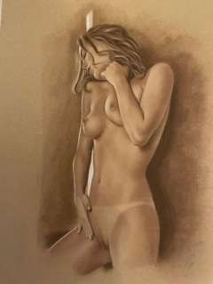 Denis Prenzel | Prenzel, Denis - Originele tekening - Tamara - Formaat: 30 x 40 cm. - (2019) | Catawiki