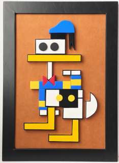 Tony Fernandez, Disney Artist | Donald Duck inspired by Joan MirÃ³ - Original Sculpture By Garotto - Signed by Garotto & Tony Fernandez - 94 x 4 x 68 cm | Catawiki