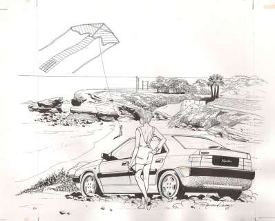 Renaud | Jessica Blandy, illustration Ã  l’encre de Chi… | Millon