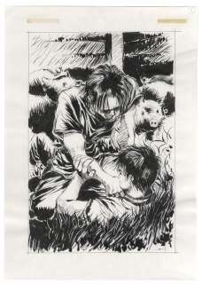 Mikimoto Haruhiko Hand drawing Illustration "Hakkenden" | Mandarake (Big Web)