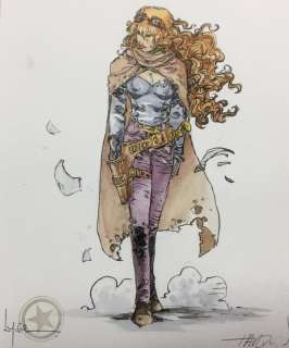 Didier Tarquin | Tarquin - Dessin original - Portrait de Mony - U.C.C. Dolores (2021) | Catawiki