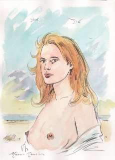 Marc-Renier | Illustration au stylo bille et Ã  l’aquarelle … | Millon