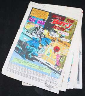 Adrienne Roy - batman #336 complete story of color guides 25 pages - 1981