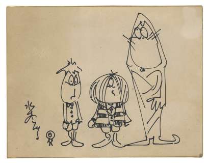 Shigeru Mizuki Hand-drawn Shikishi (large size) " GeGeGe no Kitaro " | Mandarake (Big Web)