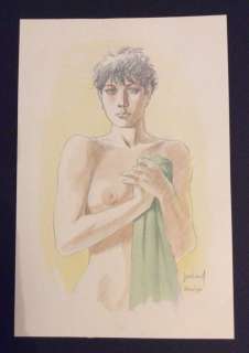 Juillard, André | Juillard, André - Dessin original couleur - Louise - (2015) | Catawiki