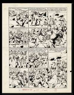 Le Rallic, Etienne | Le Rallic, Etienne - Planche originale - David Crockett et la merveilleuse perle noire - (1958) | Catawiki