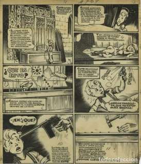 Página Original de Jesús Blasco - Cuto, El Castillo del Terror p.4 - Revista Chicos