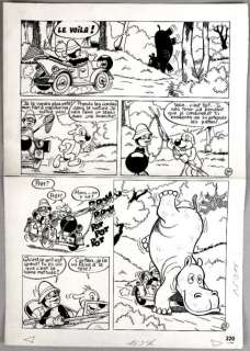 Cance, Louis (1939) - CANCE, Louis   CANCE, Louis  Planche originale n°2A/2B d‘une histoire&