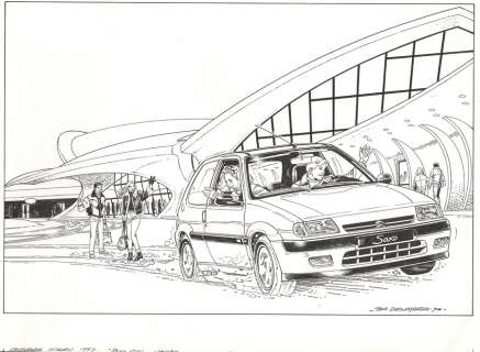 Denayer | Génération Collège, illustration Ã  l’encre… | Millon