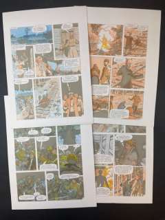 Attilio Micheluzzi | Attilio Micheluzzi nn. 54, 55, 56, 57 - Siberia - con intervento dell’artista - Page volante - EO | Catawiki