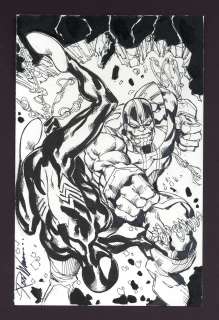 Spider-Man vs. Thanos Sketch by Ron Williams | mycomicshop.com