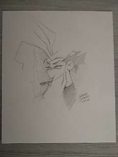 Daniele Domestici - Arthur King - Andrea Domestici Illustrazione originale Arthur King - Page volante - Exemplaire unique - (2006/2006)