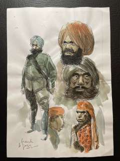 Le Gall, Frank | Le Gall, Frank - Dessin original - Théodore Poussin | Catawiki