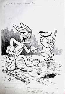 Ralph Heimdahl - Looney tunes and merrie melodies #114 cover (large art) 1950 page k