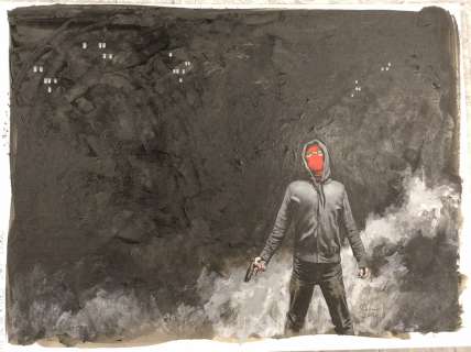 Sean Phillips - kill or be killed painted cover issue 01 page cover