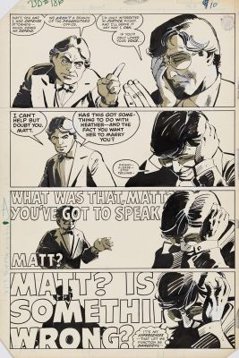 Klaus Janson | Daredevil #186: Stilts - Page 10, Marvel Comics Penciler: Klaus Janson Inker: Klaus Janson, 1982 | Philippe Labaune Gallery