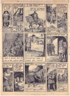 Laudy, Jacques | Laudy, Jacques - De Vier Heemskinderen / La Légende des quatre fils Aymon - original page n°52 + deluxe edition - (1946/2022) | Catawiki