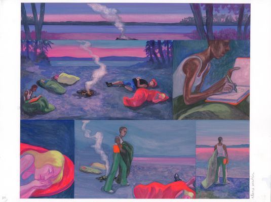 Elene Usdin | Detroit Roma – Planche originale 143 | Galerie Barbier