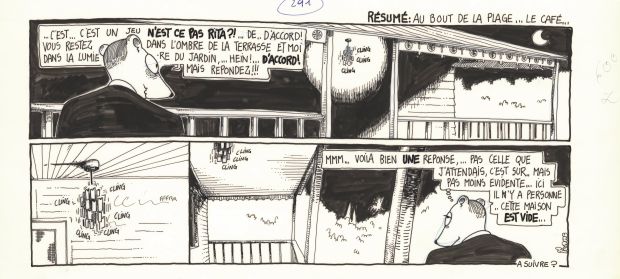 Régis Franc | 1989 - Le café de la plage | Huberty Breyne Gallery