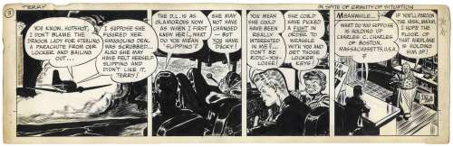 ’’Terry and the Pirates’’ Original Comic Strip by Milton Caniff From 1946 | Nate Sanders