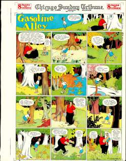 King - Gasoline Alley Sunday Page Color Proof (05/16/1926) NO RESERVE! | Russ Cochran