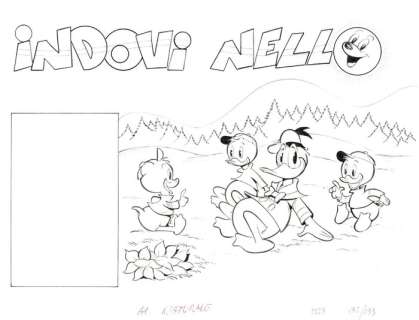 Romano Peirano | Topolino - Romano Peirano 3x Tavole Originali Disney editoriali anni ’60/70 quasi tutte siglate - Page volante - Exemplaire unique - (1968/1974) | Catawiki