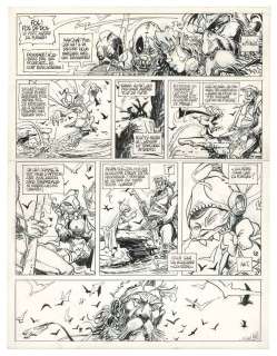 Régis Loisel - LA QUÊTE DE L’OISEAU DU TEMPS, LE RIGE (T.3), DARGAUD 1985