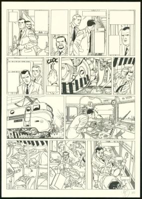 Jean-Christophe Thibert | Planche originale n°16 - Il faut sauver Hitler - Kaplan & Masson | Daniel Maghen
