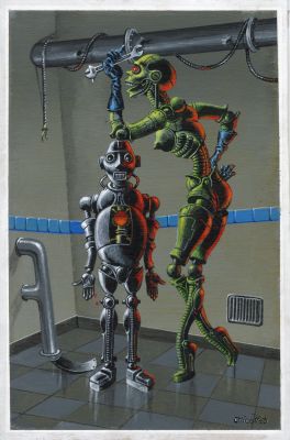 Jean-Michel Nicollet | MEKANOPOLIS – ILLUSTRATION ORIGINALE 001 | Galerie Barbier