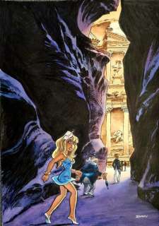 Dany | Dany - Dessin original couleur - Olivier Rameau et Colombe - Les merveilles du monde | Catawiki