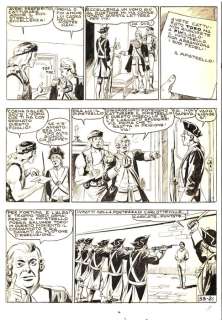 Essegesse - | EsseGesse - Tavola Originale - Grande Blek n. 33 "La banda del Pipistrello" - (1956) | Catawiki