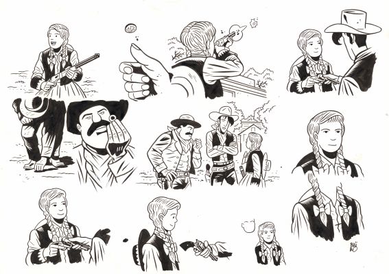 Brüno | Lucky Luke, 2025 - Dakota 1880 | Huberty Breyne Gallery