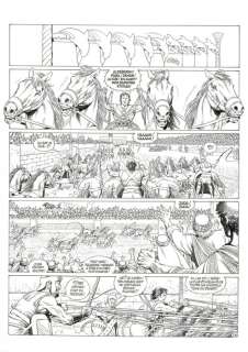 Mitton, Jean-Yves | Mitton, Jean-Yves - Originele pagina - Ben Hur 3 - Sjeik Ilderim - (2010) | Catawiki