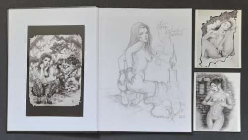 Claude Marrache | Claude Marrache - Signed book with dedication & 3 postcards - Cartonné - EO - (2011/2021) | Catawiki