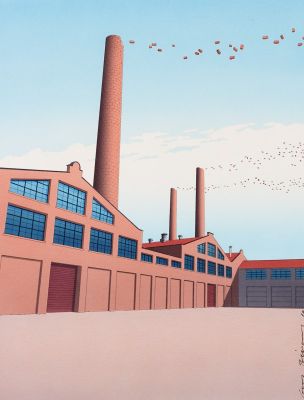 Guy Billout | Ecology - The Atlantic Monthly Magazine, 1990 | Philippe Labaune Gallery