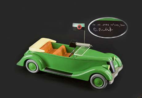 Herg | Tintin Aroutcheff Packard 1ère version, tirée de l’oreille cassée, | Cornette de St Cyr