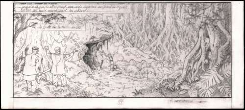 Berserik, Teun | Berserik, Teun - Voorbereidende schets - Blake & Mortimer 25 - La Vallée des Immortels T2 - (2018) | Catawiki