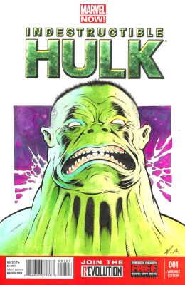 Matthew Allison | Hulk Sketch Cover | Athenaeum Comic Art