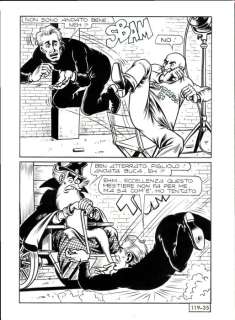 Paolo Piffarerio - | Paolo Piffarerio - 2x Tavole Originali - Alan Ford n. 119 "Fauci" - (1979) | Catawiki