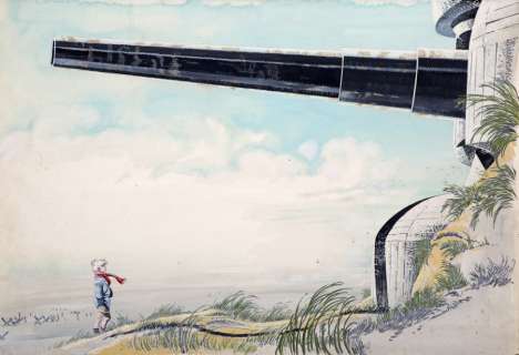 Hermann | Illustration Ã  la gouacheÂ réalisée pour la nou… | Millon