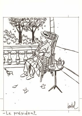 Loustal | Simenon, 2026 - Le président | Huberty Breyne Gallery