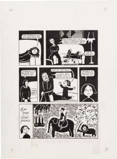 Marjane Satrapi | Persepolis (Original Book Art, page 20) | Sotheby’s