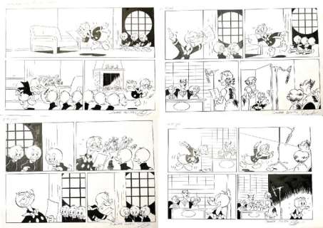 Jan Kruse, Sander Gulien | Donald Duck H 29406 - "Prul-optocht" - Complete 6 Pager signed and inked by Sander Gulien - No reserve price! - (2009) | Catawiki