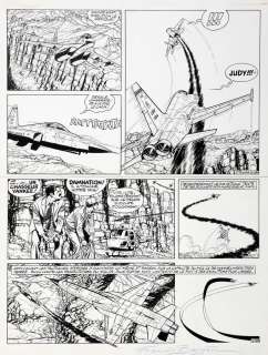 Bergèse | Buck Danny, planche n°58 Ã  l’encre de Chine … | Millon