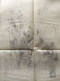 Calvo | Calvo - Planche originale crayonnée + album - Rosalie - (1946) | Catawiki